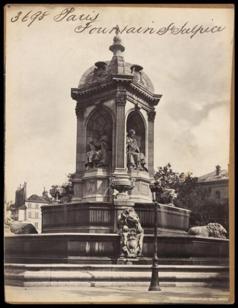 Francis Frith, Fountain St. Sulpice.  Paris