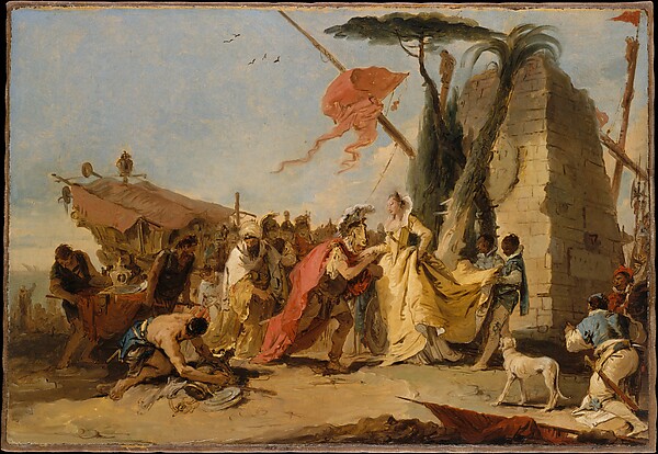 Giovanni Battista Tiepolo, The Meeting of Antony and Cleopatra