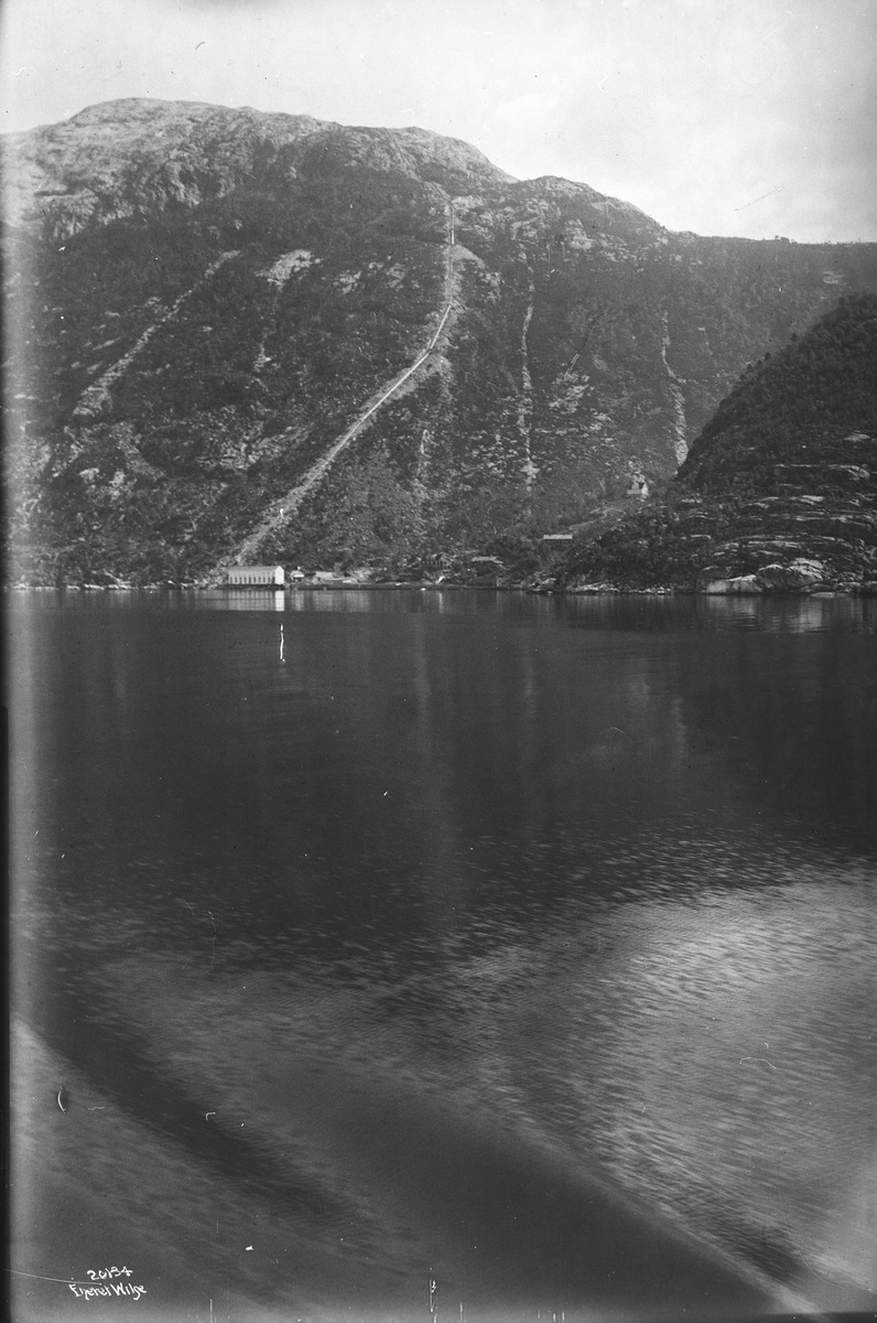 Anders Beer Wilse, Prot: Lysefjorden Kraftstation Flørli Konv: Stavanger. Kraftstation Flører