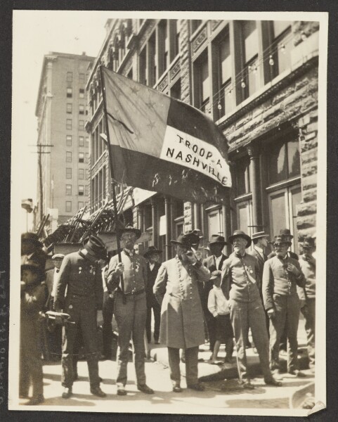 Unknown, [View of Troop A Nashville in Parade]