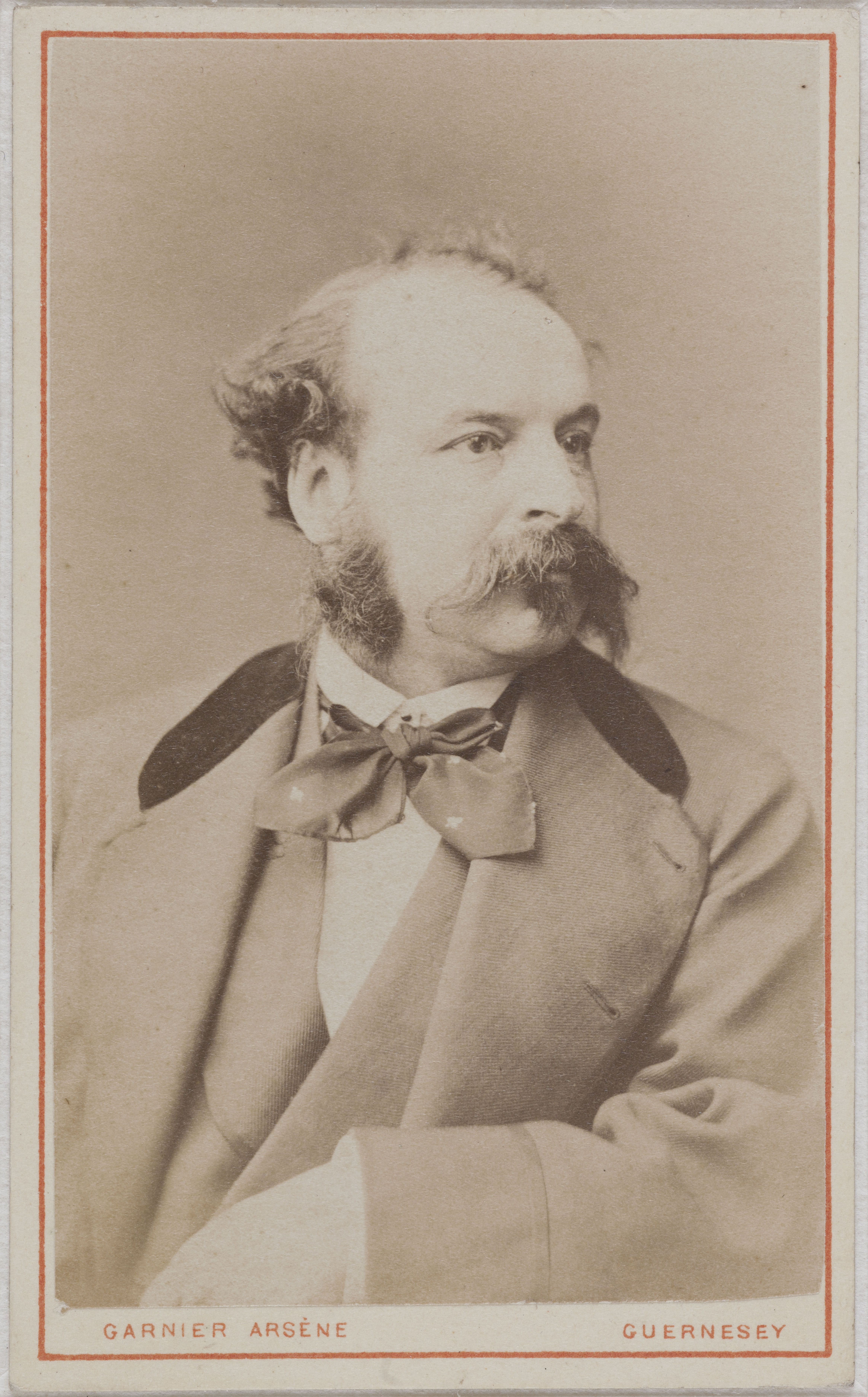 Arsène Garnier, François-Victor Hugo à Guernesey