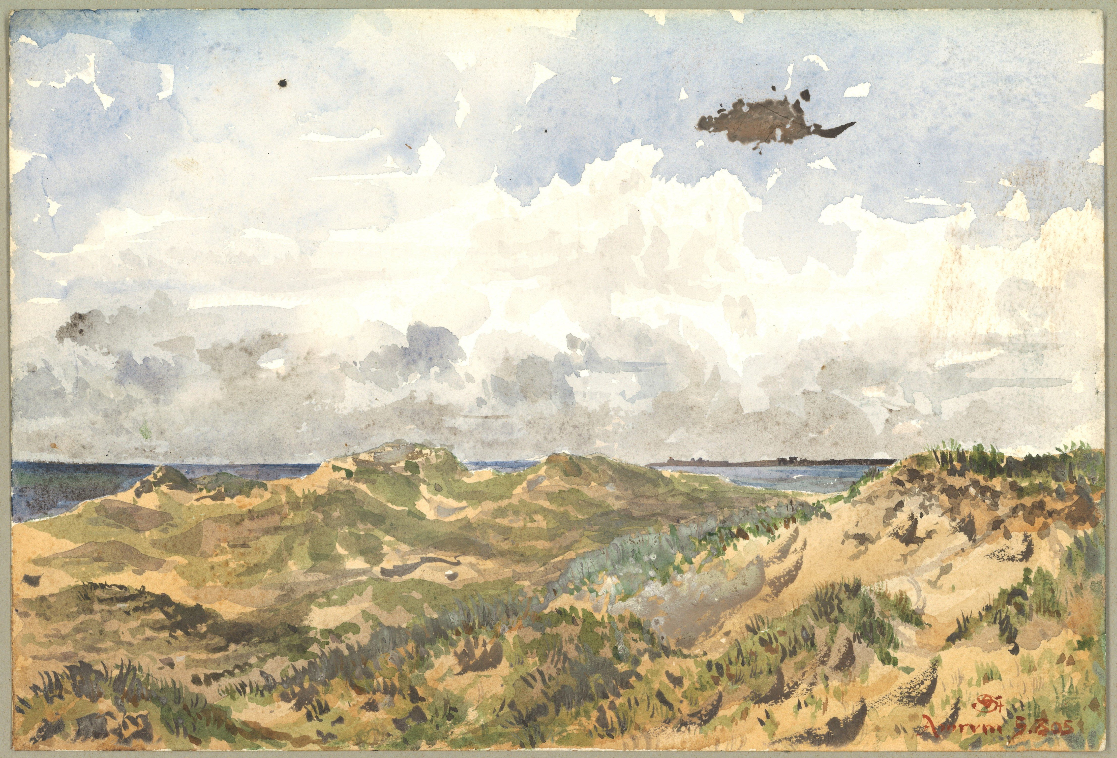 Otto Stiehl, Amrum (Insel): Dünen auf Amrum-Odde