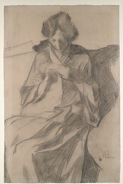Umberto Boccioni, Seated Woman
