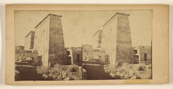 Francis Frith, [Temples on the island of Philae]