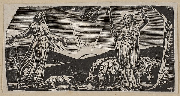 William Blake, Thenot Remonstrates With Colinet, from Thornton's "Pastorals of Virgil"