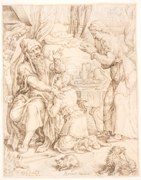 Maarten van Heemskerck, Isak velsigner Jakob