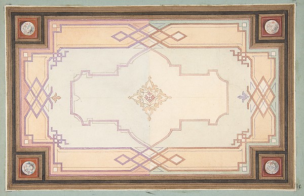 Jules-Edmond-Charles Lachaise, Design for a ceiling