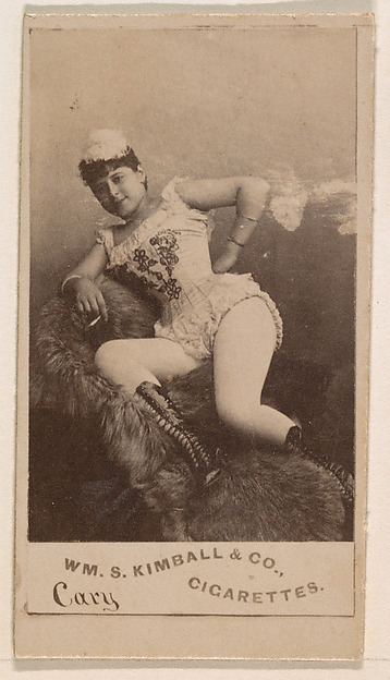 William S. Kimball & Company, Miss Cary, from the Actresses series (N203) issued by Wm. S. Kimball & Co.