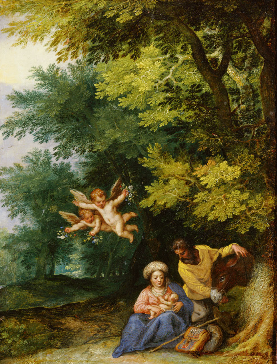 Jan Brueghel the Elder, Rest on the Flight into Egypt