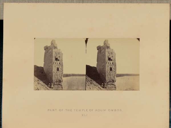 Francis Frith, Part of the Temple of Koum Ombos