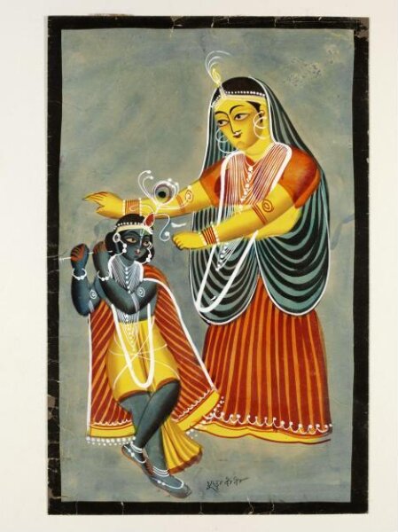 Unknown, Jasoda and Krishna