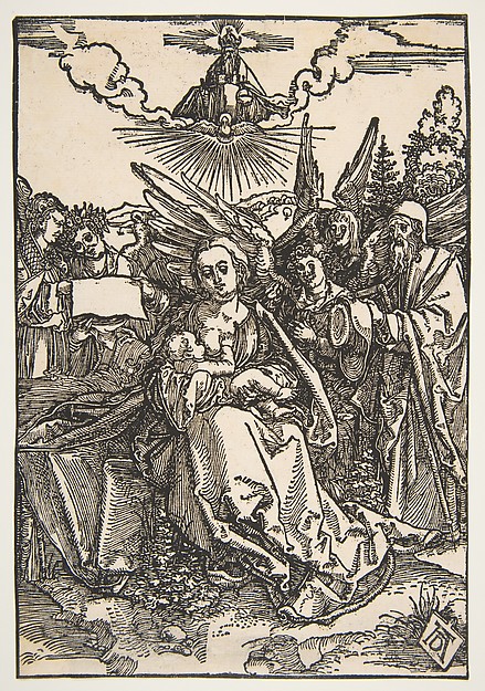 Albrecht Dürer, The Holy Family with Five Angels