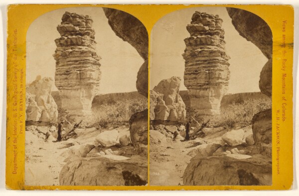 William Henry Jackson, [Castellated Rocks near Monument]