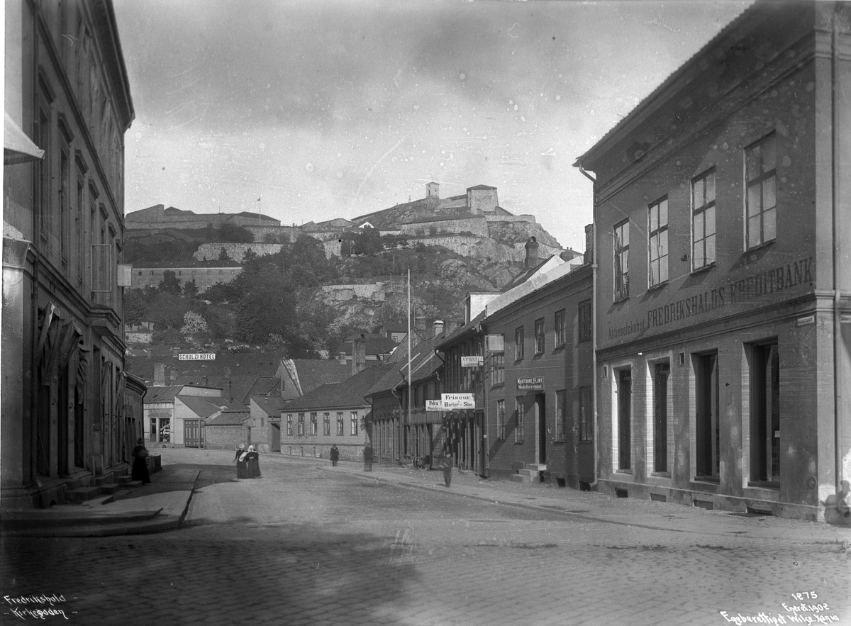 Anders Beer Wilse, Prot: Fredrikshald - Kirkegaten 13. Juni 1902