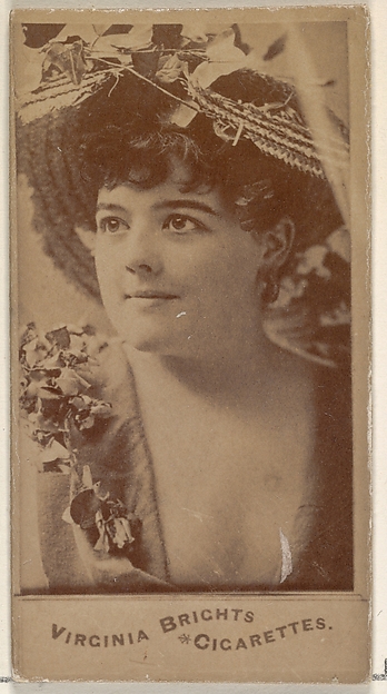 Allen & Ginter, From the Actors and Actresses series (N45, Type 4) for Virginia Brights Cigarettes