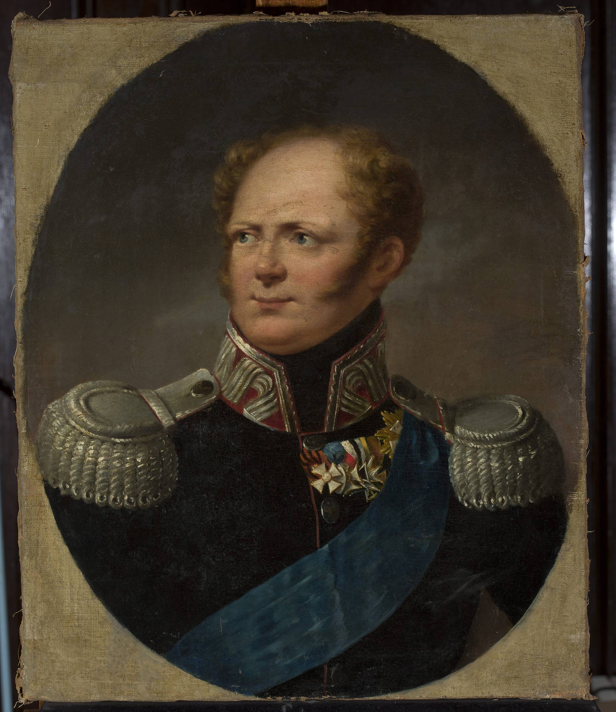 Aleksander Ludwik Molinari, Portrait of Tsar Alexander I