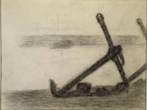 Georges Seurat, Study for The Channel at Gravelines, Evening