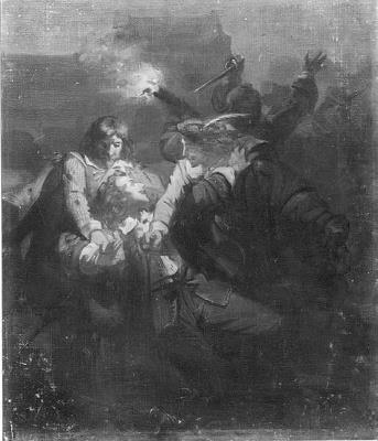 Johannes Hinderikus Egenberger, In the year 1672. Johan de Witt is wounded by Van der Graeff