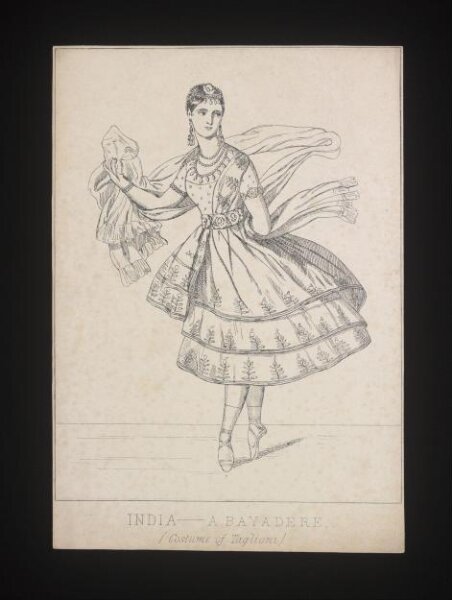 Unknown, India - A Bayadere/Costume of Taglioni