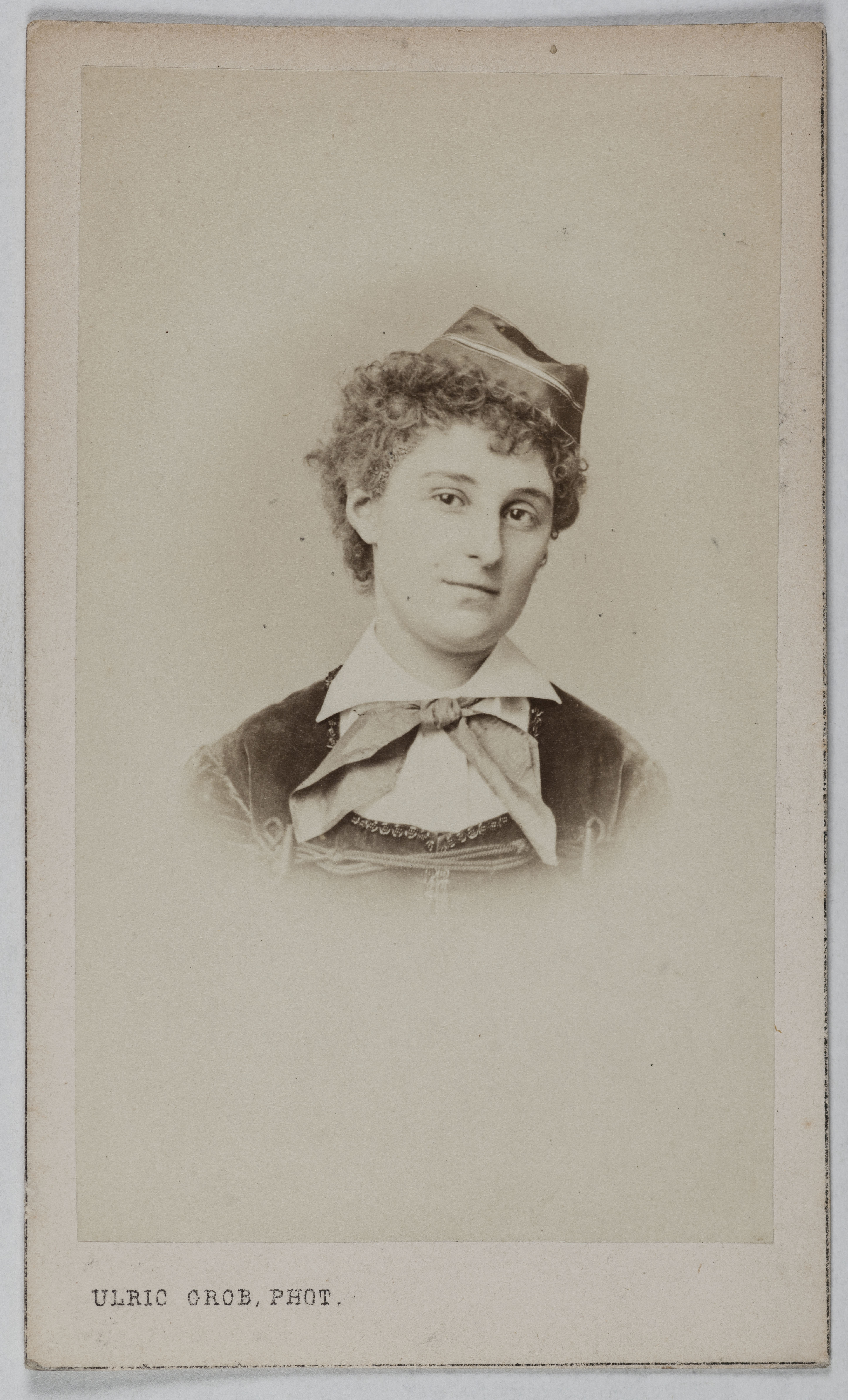 Ulric Grob, Portrait d'Ant. Gautier (danseuse)