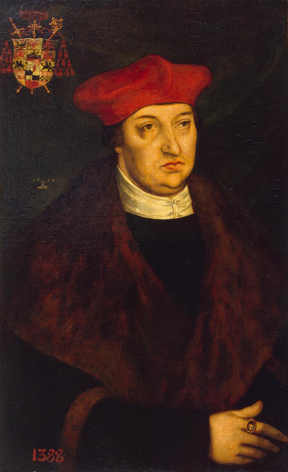 Lucas Cranach the Elder, Portrait of Cardinal Albert of Brandenburg