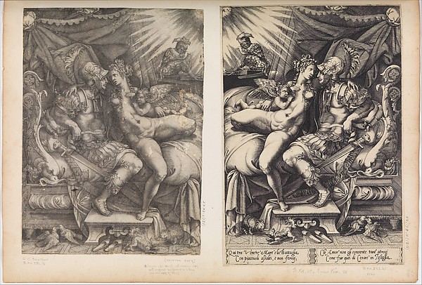 Enea Vico, Mars and Venus