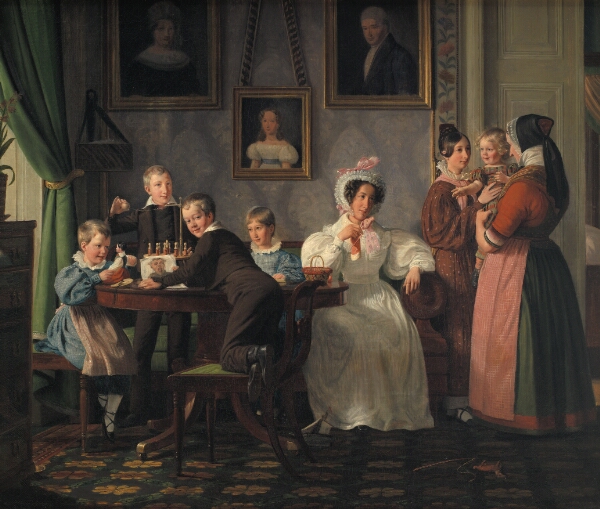 Wilhelm Marstrand, Familien Waagepetersen