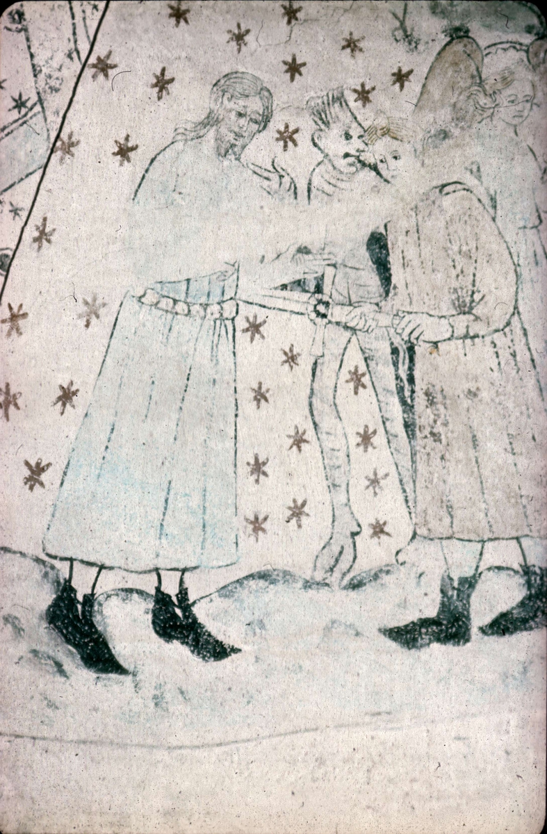 Okänd,, Lime painting in Litslena Church, Litslena parish, Uppland