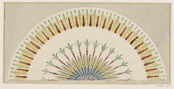 Unknown, Design for the decoration of a lunette