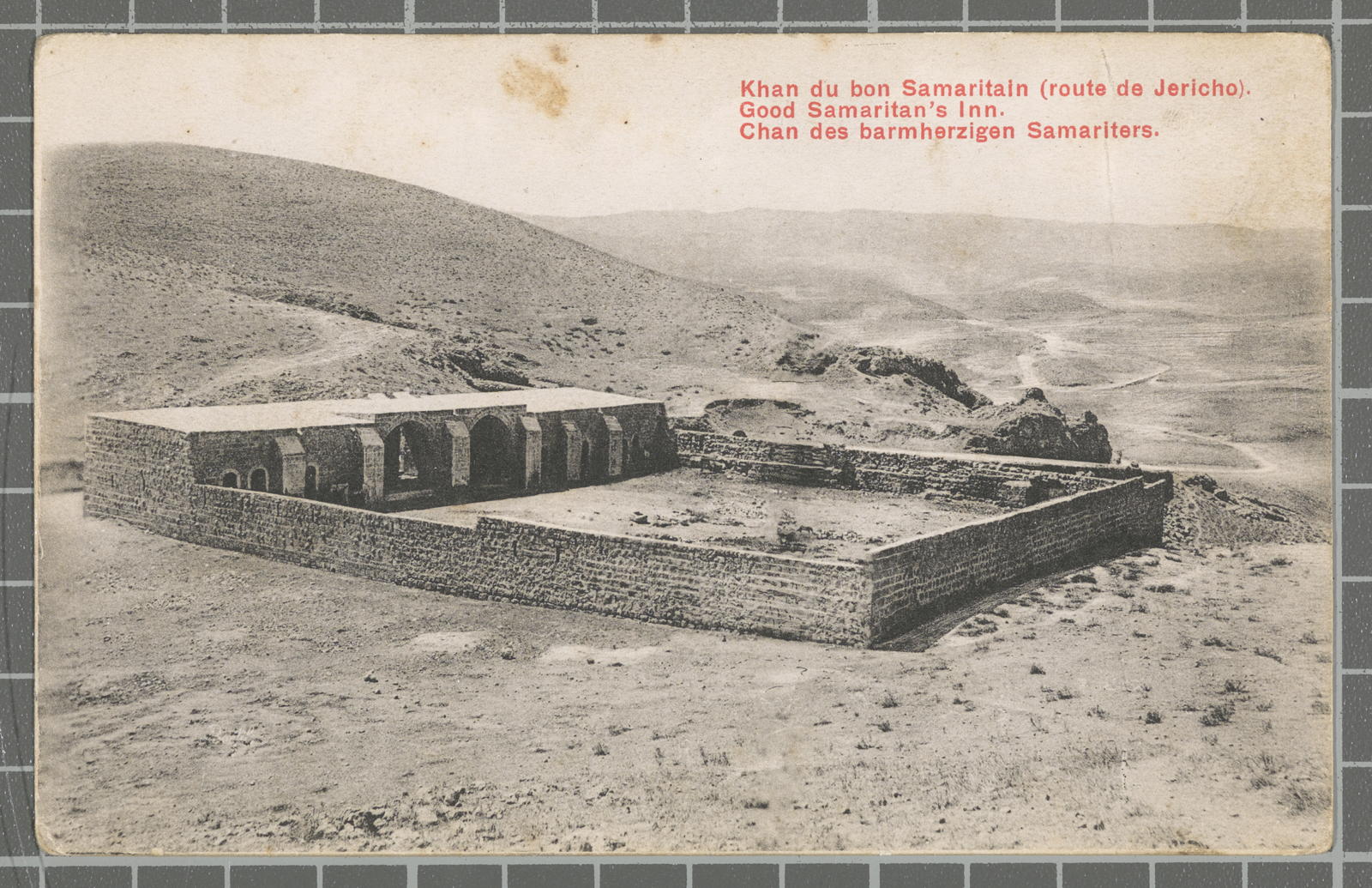 Desconegut, Khan du bon Samaritain (route de Jericho)