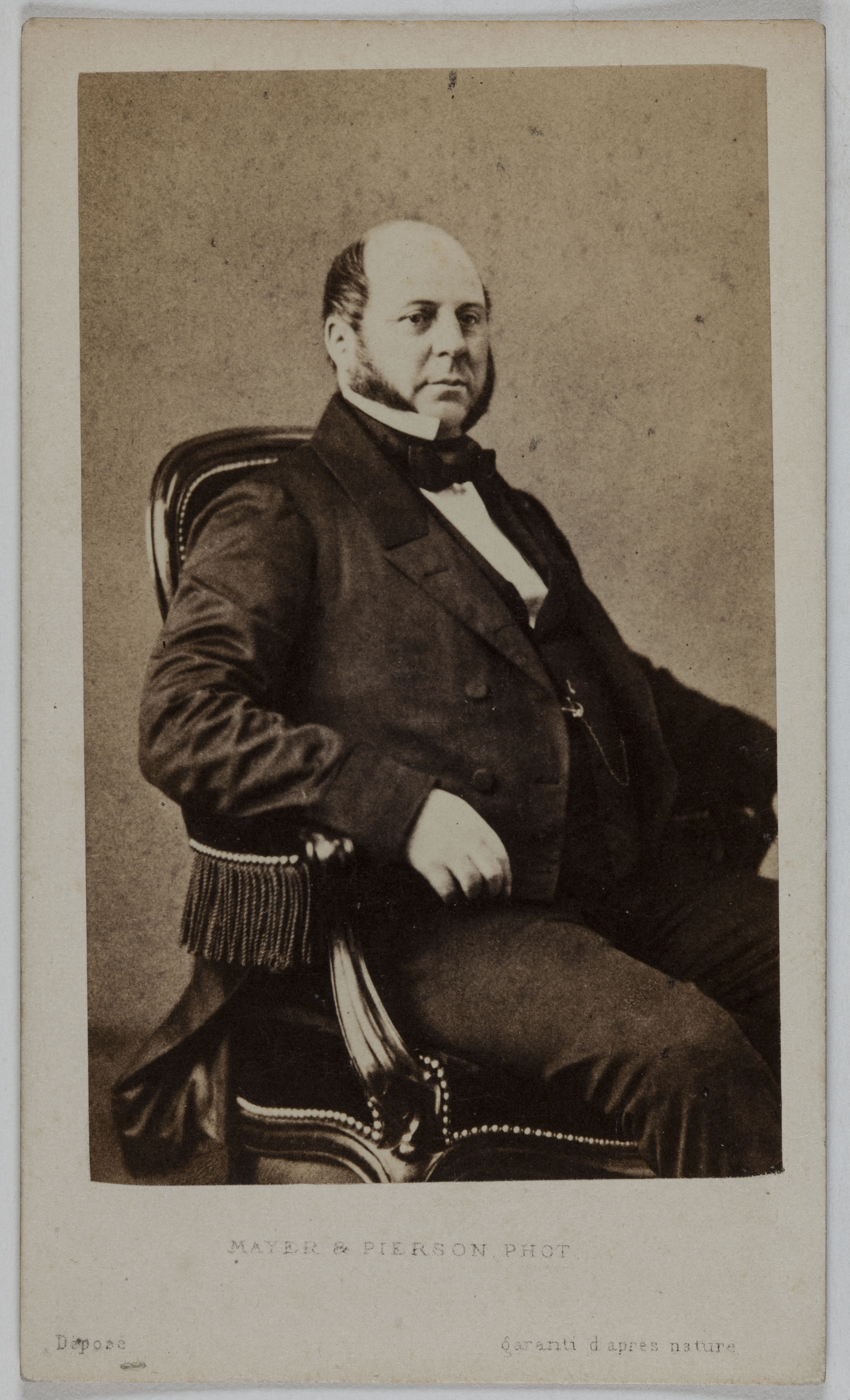 Mayer Frères et Pierson, Portrait de Pierre Jules Baroche (1802-1870), (avocat, homme politique)