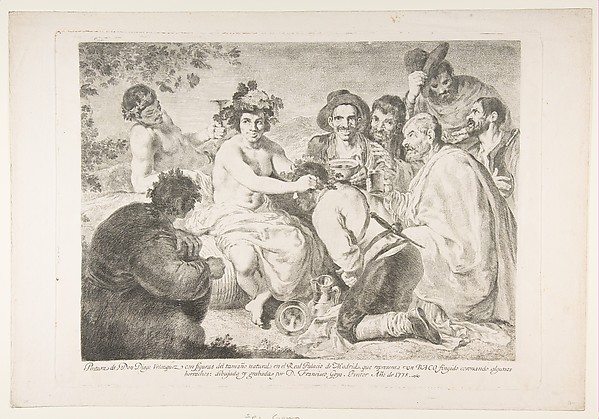 Goya (Francisco de Goya y Lucientes), A False Bacchus Crowning Drunkards