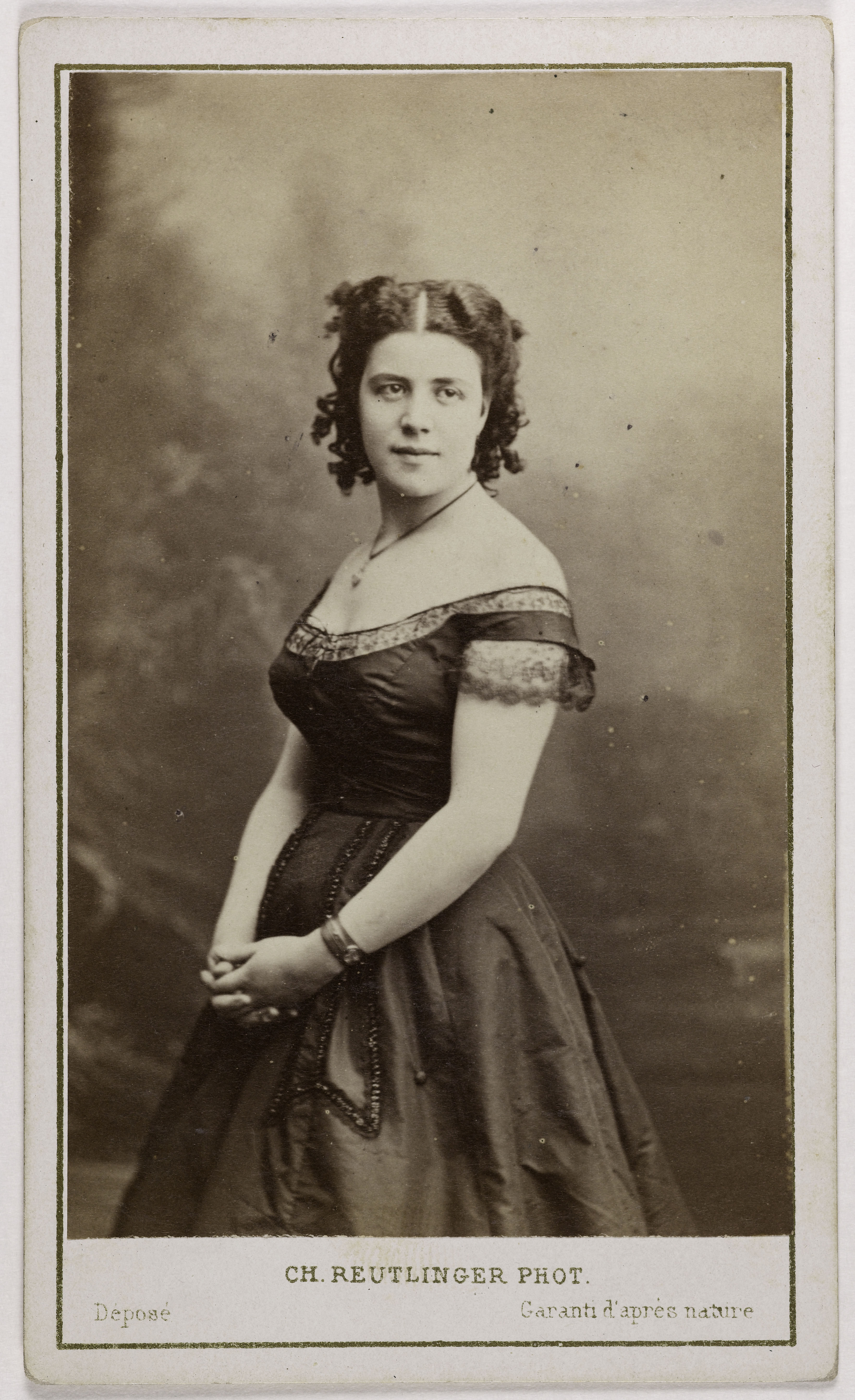 Charles Reutlinger, Portrait de Rosine Bloch (1844-1891) (chanteuse lyrique)