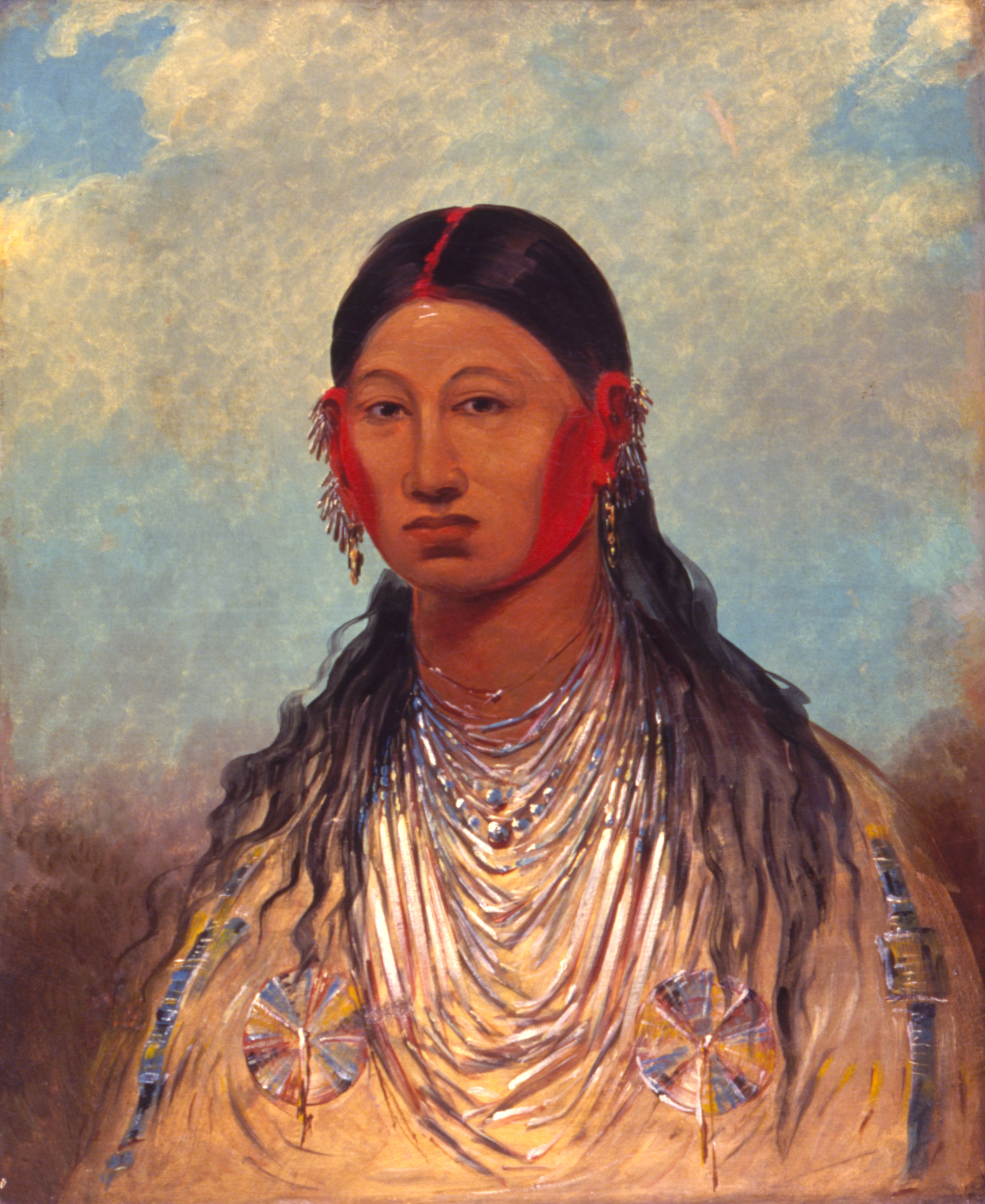 George Catlin, Koon-za-ya-me, Female War Eagle