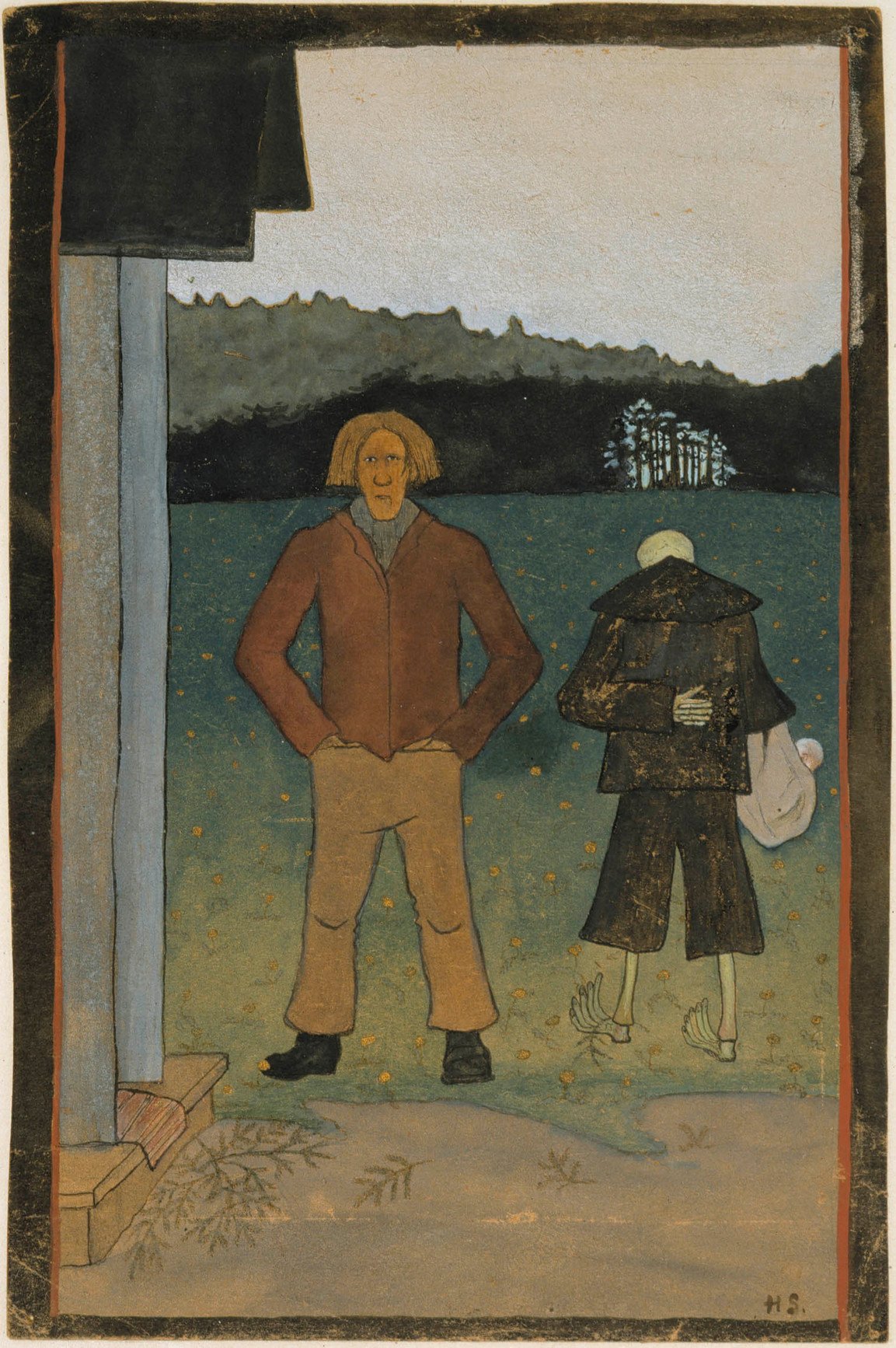 Hugo Simberg, Death and the Peasant