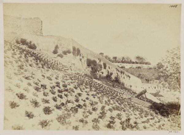 Parker, John Henry, Aqueduct of Trajan - Reservoir on the slope of the Caelian, near the Porta Capena, in the vineyard of the monks of S. Gregory.