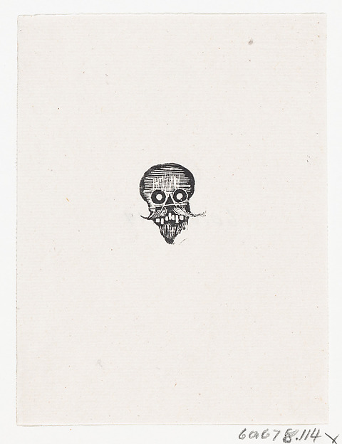 José Guadalupe Posada, A skull with a beard