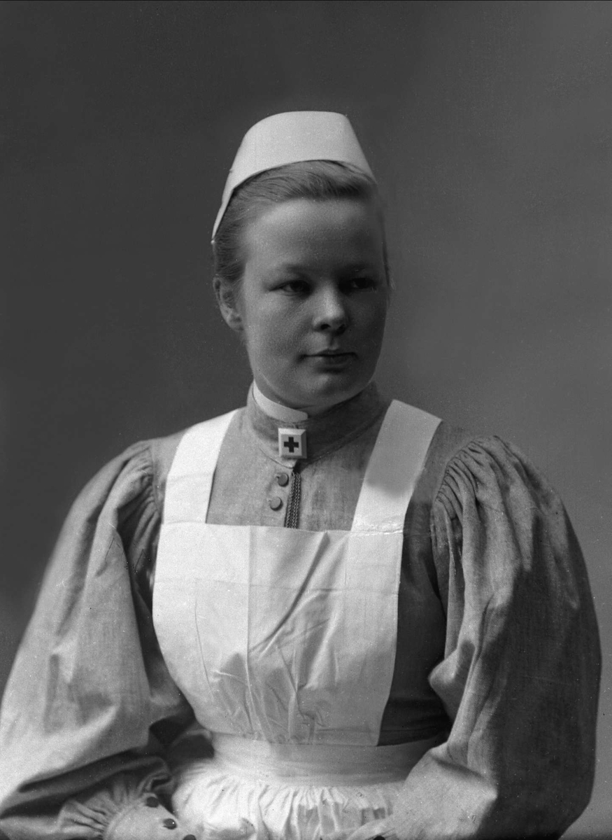 Gustav Borgen, Portrett, sykepleier. Frøken Krefting.