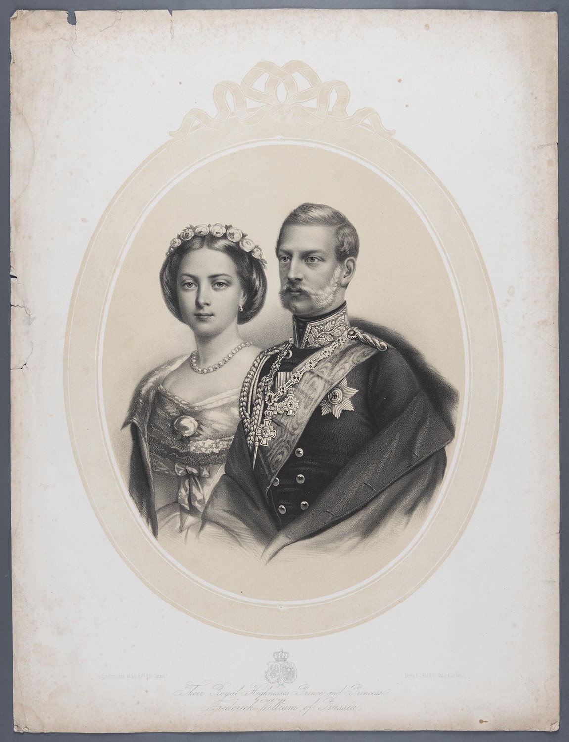 Viktoria (Kaiserin Friedrich), Friedrich III., Deutscher Kaiser, König von Preußen (1831-1888), als Kronprinz, und seine Gemahlin Victoria (1840-1901)