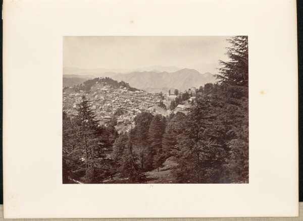 Samuel Bourne, Simla; General View from Jakko