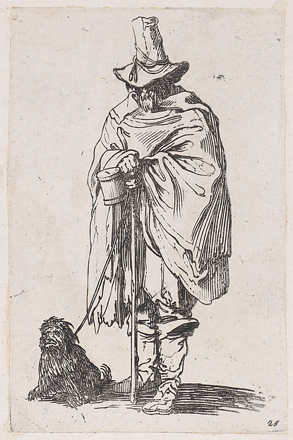Anonymous, Reverse Copy of Le Gentilhomme au Manteau Bordé de Fourrures Tentant ses Mains Derrière le Dos (The Gentleman with a Fur Lined Coat Holding his Hands Behind his Back), from La Noblesse (The Nobility)