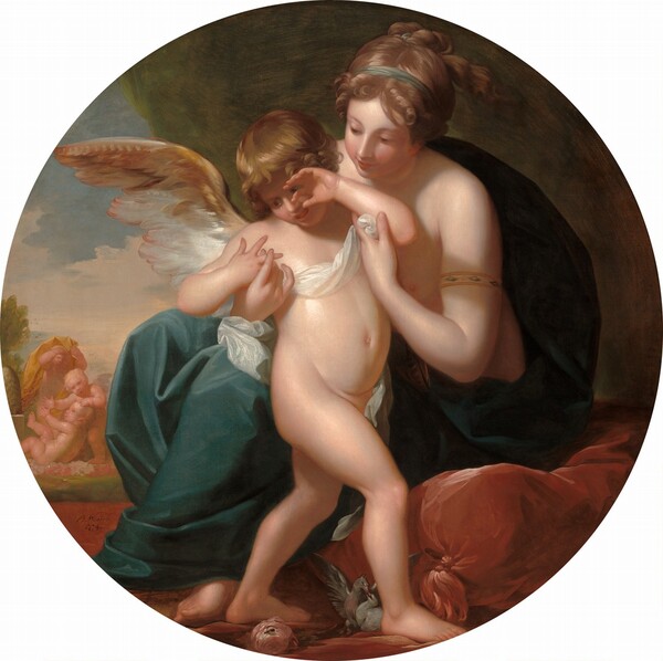Benjamin West, Cupid, Stung by a Bee, Is Cherished by his Mother