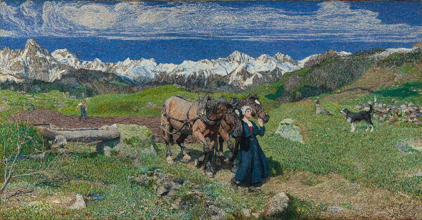 Giovanni Segantini, Spring in the Alps