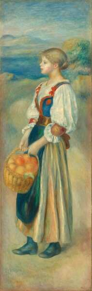 Auguste Renoir, Girl with a Basket of Oranges