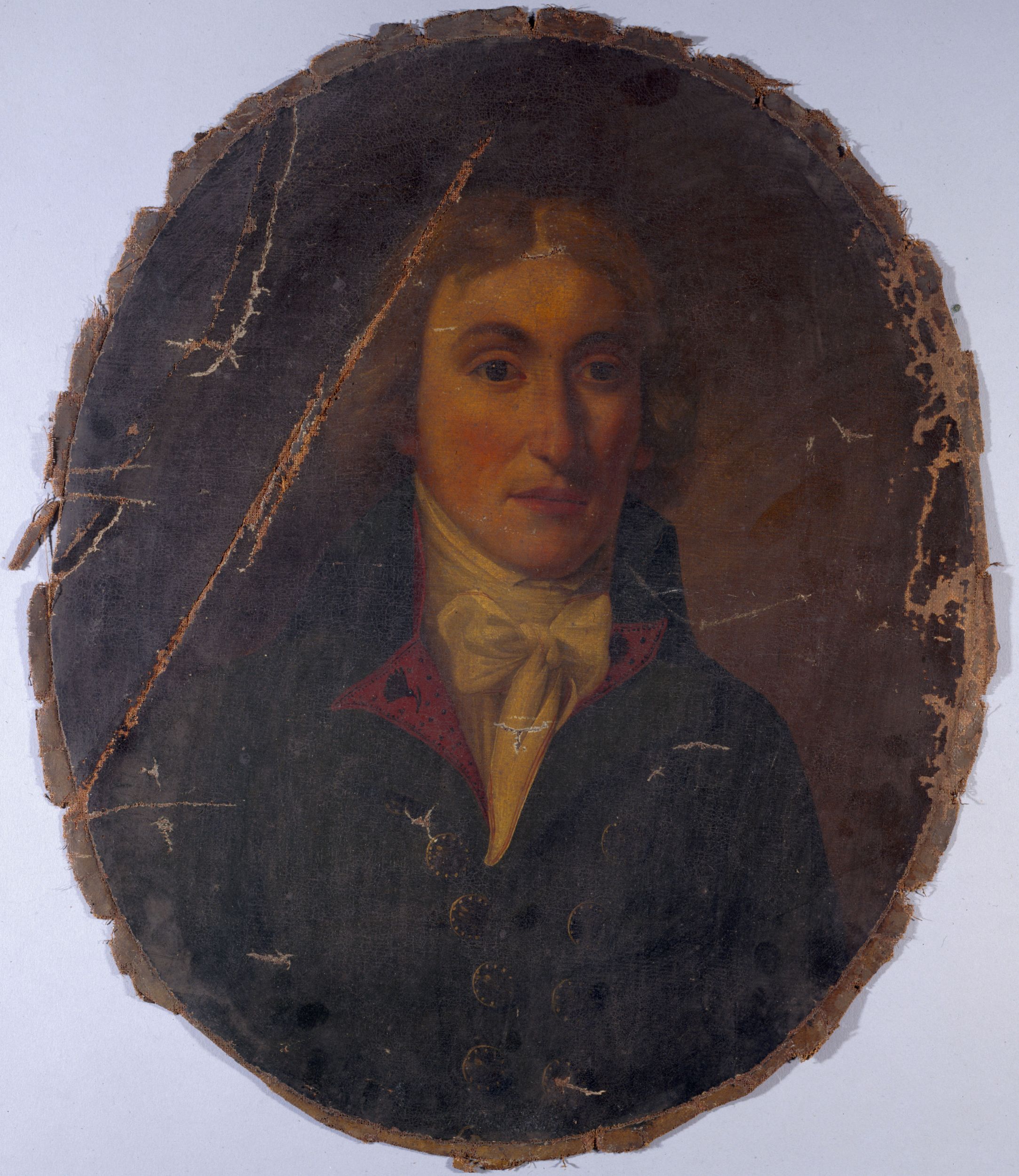 Anonyme, Portrait d'homme d'époque révolutionnaire