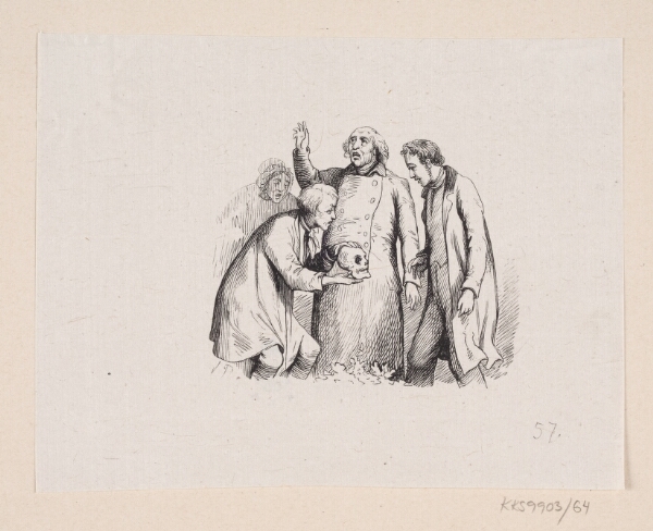 H.P. Hansen, Illustration til "Rosen-Aften" i H.C. Andersen, "Eventyr og Historier", Bind 1