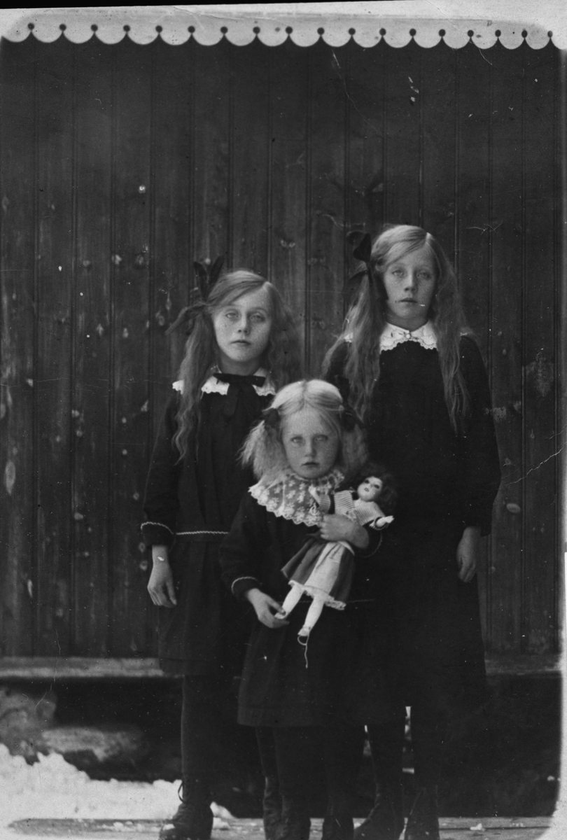 Alexander Bredstrøm Ansberg, Søskenflokk - tre Hoel-jenter