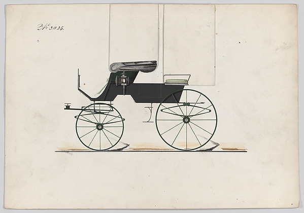 Brewster & Co., Design for 2 seat Phaeton, no. 3036