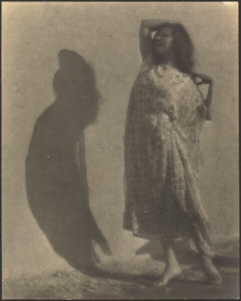 Louis Fleckenstein, [Dancer and Her Shadow on Wall]