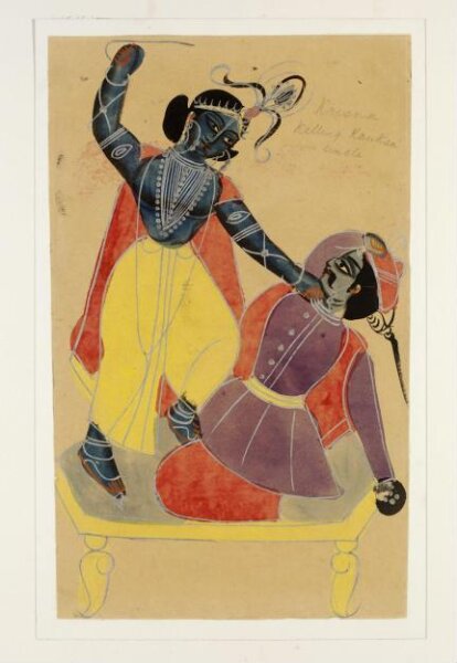 Unknown, Krishna and Kansa